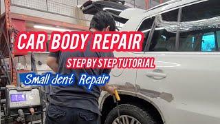 Buhay latero sa Québec Canada. step by step tutorial Repairing Car body damaged. Repair car accident