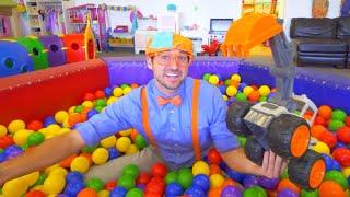 Blippi Fun and Learning at Indoor Playground For Kids | Educational Kids Videos | 1 Hour Of Blippi