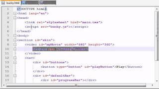 HTML5 Tutorial - 31 - Programming the Video Player