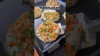 Green moong uttapam | naturally fermented batter #greengramrecipe #healthyrecipes #shorts