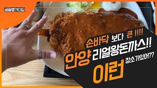 내 손이 곰발바닥인데 내 손보다 큰 돈까스가 있다고 ?! 안양 왕돈까스 ....[안양맛집][범계맛집]