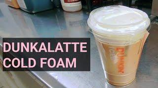 Dunkin Donuts Iced Dunkalatte