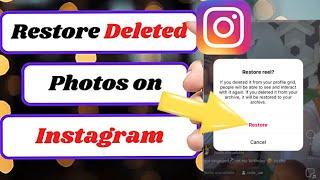 How to Restore Deleted Instagram Posts | Recover Photos & Videos Easily #howto #instagramtips