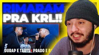 () PRADO E BASK x DURAP E TARTS | PRIMEIRA FASE | #BDN131 | REACT BAUEB