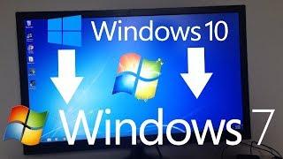 Downgrading from Windows 10 to Windows 7! (On my PC! Actual Hardware!)