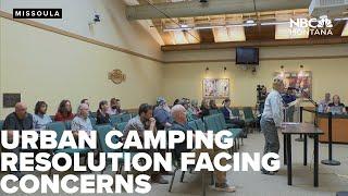 Missoula urban camping resolution faces concerns from residents