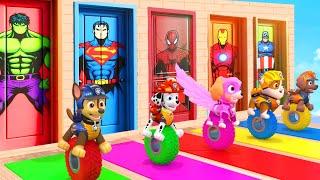 PAW Patrol Ultimate Rescue: Choose The Right Escape Room With Mighty Pups Max Level LONG LEGS