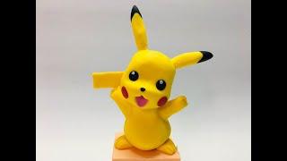 Пикачу из мастики мк / how to make pikachu cake topper / como fazer topper de bolo pikachu