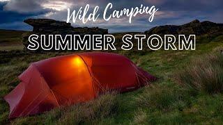 Wild Camping in a Summer Storm - The Nordisk Oppland 3 LW