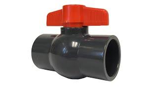 Ball valve PVC,Compact Ball valve, GRAY THREADED COMPACT BALL VALVES from Sunvl