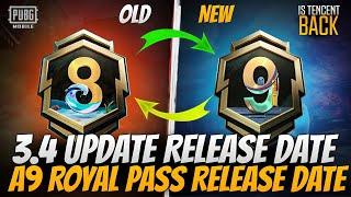 A9 Royal Pass Release Date | New Season Release Date | New Update | Tencent Is Back | PUBGM