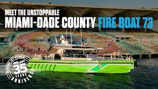 Miami Dade Fire Rescue Fire Boat 73 - Marine Jet Power Waterjets