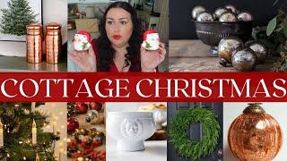  NEW  COZY COTTAGE CHRISTMAS HOME DECOR HAUL | I'M DREAMING OF AN OLD WORLD CHRISTMAS | TIKONE