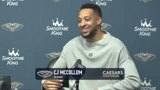 CJ McCollum | Pelicans-Clippers Postgame Interview 3/11/25