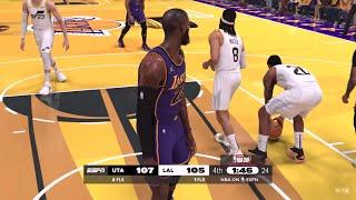 NBA 2K25 Emirates NBA Cup  Mode | LAKERS vs JAZZ FULL GAME HIGHLIGHTS