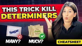 Determiners in One shot Cheatsheet + Guaranteed questions BEST SHORT TRICKS