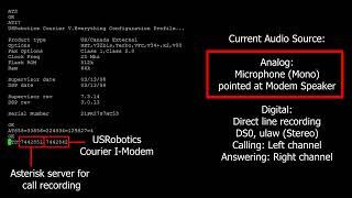 Dial Up Modem Sounds: US Robotics Courier HST (viewer request)