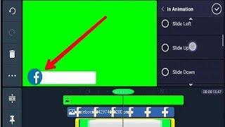 How to make Social media Green Screen Lower Third with Kinemaster in your Android phone