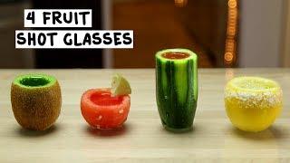 Four Fruit Shot Glasses