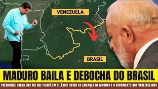 BRASIL SE CALA ENQUANTO MADURO ZOMBA E DANÇA