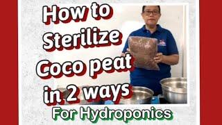 How to Sterilize Coco Peat in 2 Ways