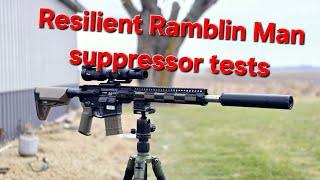 Resilient Ramblin Man suppressor on many calibers