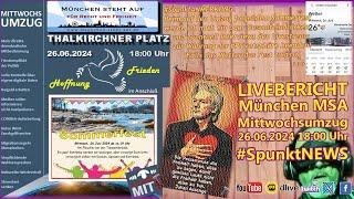 #SpunktLIVE #MUC2606 #München #MSA #Mittwochsumzug #kriegsfähig #nichtmitUNS #FRIEDEN #Aufarbeitung