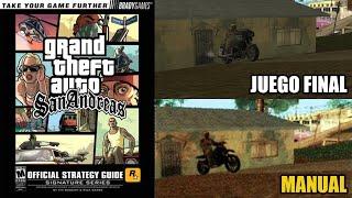 GTA San Andreas - Diferencias entre la guía de Brady Games y el juego final