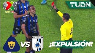 ¡GALLOS SE QUEDA CON 10! Mendoza es expulsado | Pumas 1-0 Querétaro | Liga Mx -AP2024 - J16 | TUDN