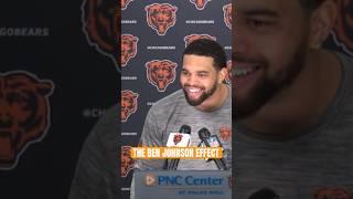 Caleb Williams Talks “The Ben Johnson Effect” #bears #chicagobears #NFL