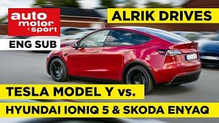 Alrik drives: Tesla Model Y vs. Hyundai Ioniq 5 and Skoda Enyaq