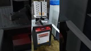 Upvc windows Single head welding machine operation