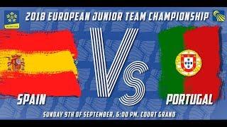 Spain (Nerea Diaz) vs Portugal (Ana Fernandes) - D3M2 - European Jnr. Team C’ships 2018