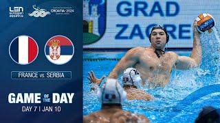 Serbia Get Revenge Against France | Extended Highlights | 2024 European Water Polo Championships