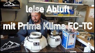 Leise Abluft für den Grow: Prima Klima EC-TC | Tipps vom Growberg