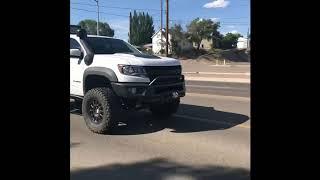 2019 Zr2 Bison with BDS lift, 35” KM3s, on stock Bison wheels and 1 1/2” steel custom offset spacers