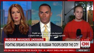 Exkluzivně z Charkova: Reportérka CNN Prima NEWS popsala situaci na Ukrajině v americké CNN