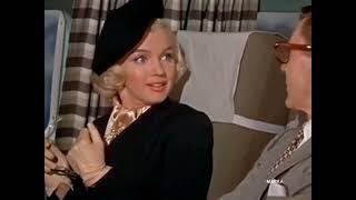 Marilyn Monroe in the plane - How To Marry A Millionaire 1953 #movie #star #legend