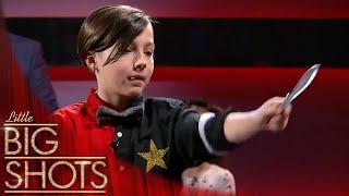 Worlds Youngest Professional Knife Thrower! @BestLittleBigShots