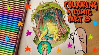 COLOUR WITH ME - illustrating with markers and colour pencils. Also I talk the whole time