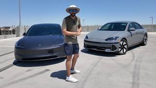 Ioniq 6 vs Tesla Model 3 - Watch Before you Buy!