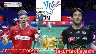 anders antonsen [DEN] VS takuma obayashi [JPN] | R16 CHINA MASTERS 2024