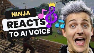 Ninja Reacts to an AI Song with His Own Voice: Comedy Gold! #ninja #ninjafortnite