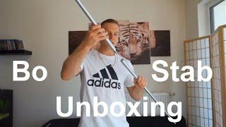 Zweiteiliger Bo Stab Carbo Silber Unboxing