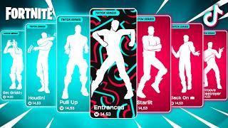 ALL TIKTOK DANCES & ICON SERIES EMOTES IN FORTNITE