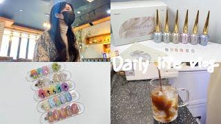 SUB [VLOG] 벌써 3월..? 예, 이달의 아트 나왔습니다 (페퍼민트 아메리카노, 3월 이달의 아트, 리아브 그라데이션 풀콧,샤인 오브제(글리터 에디션),마블링 가득한 한우)