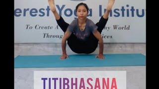 LEARN TITIBHA ASANA| ADVANCE YOGA POSTURES TUTORIAL| IMPROVE YOUR HAND BALANCING. #yogatutorial