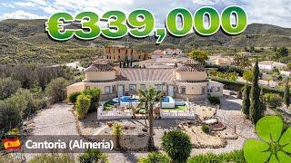 RESERVED! - HOUSE TOUR SPAIN | Villa with pool and 2 guest annexes in Cantoria @ €339,000