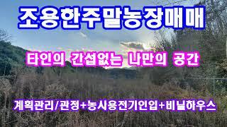 포항토지매매 청정지역 주말농장 매매(포항부동산)