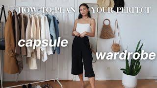 how to plan a capsule wardrobe | minimalist winter to spring transition outfits